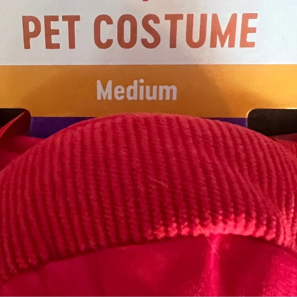 Funny Red Tomato Ketchup Bottle Pet Costume Size Medium NEW!